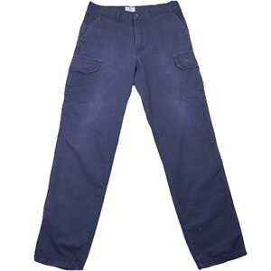Tyndale FR Navy Blue Cargo Work Pants Men's‎ Size 36x37 Utility Workwear HRC2